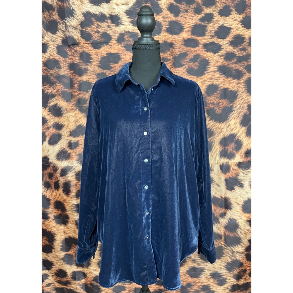 GAP Velvet Boyfriend Shirt